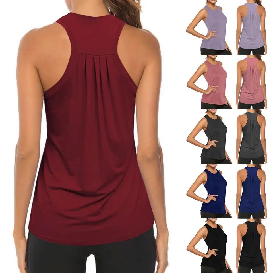Women’s Sleeveless Racerback Yoga Tank