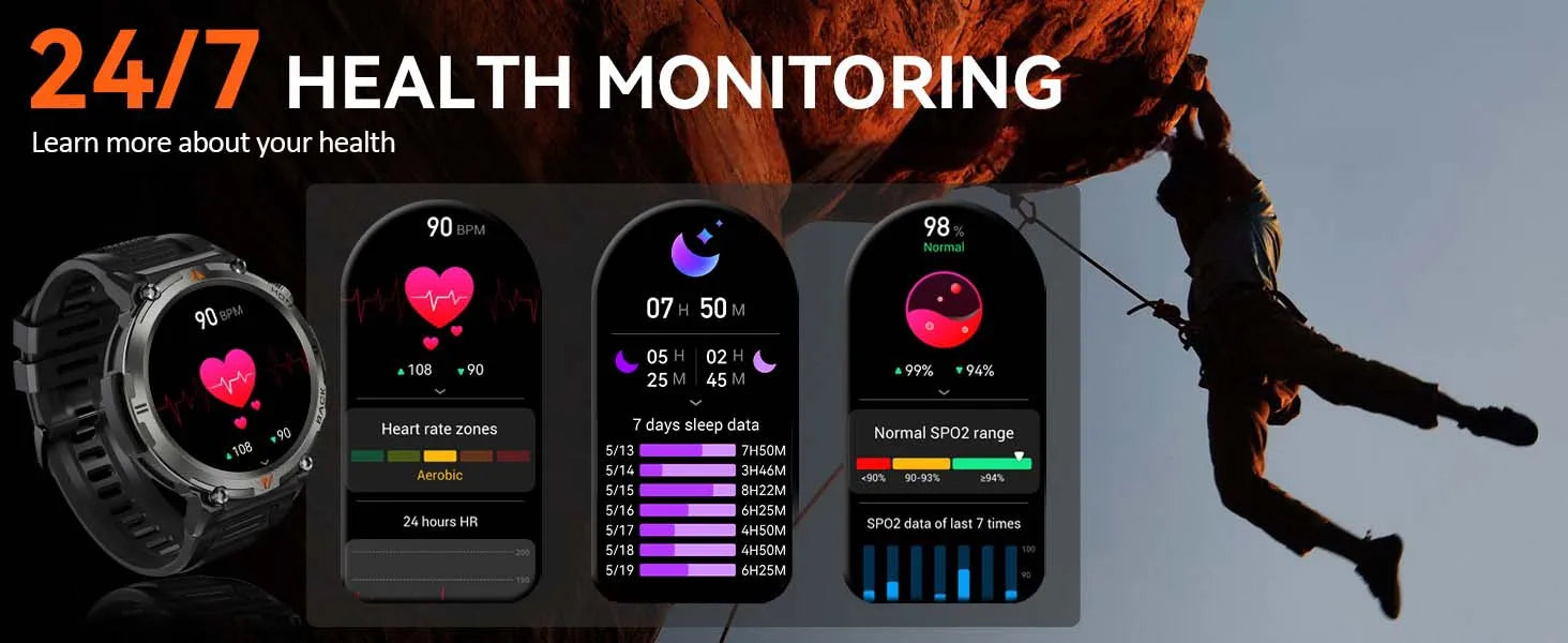 EIGIIS KE3 Smartwatch for Men