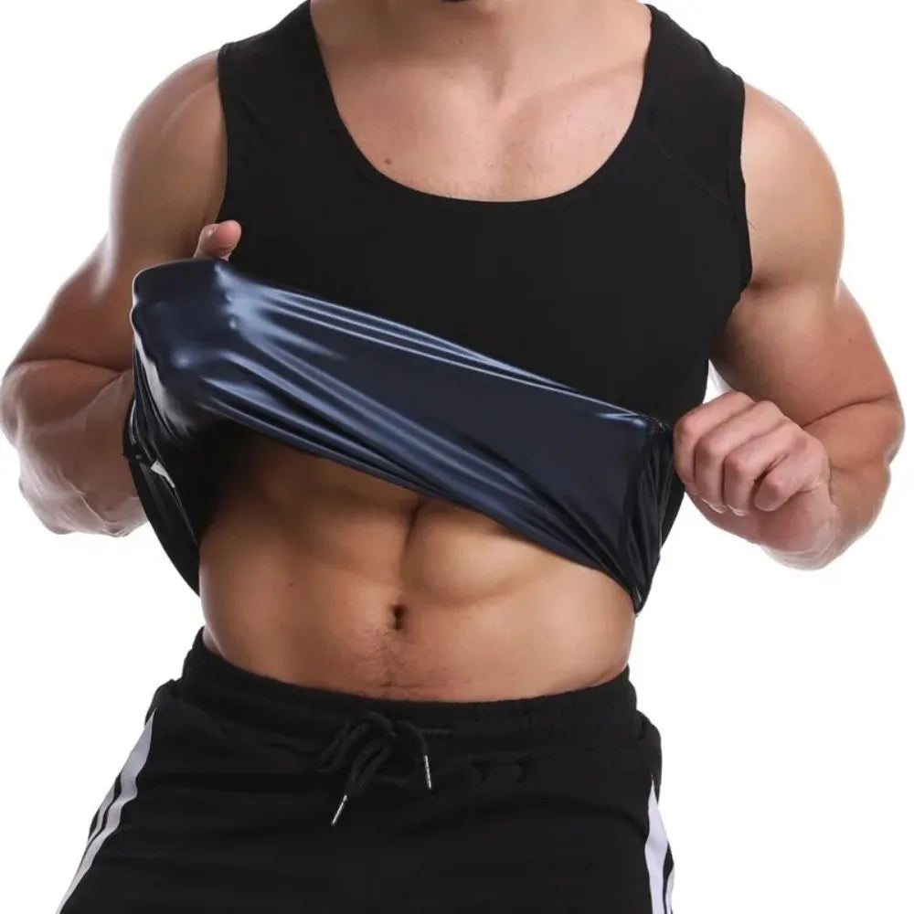 Men’s Sauna Sweat Vest – Waist Slimming Shapewear