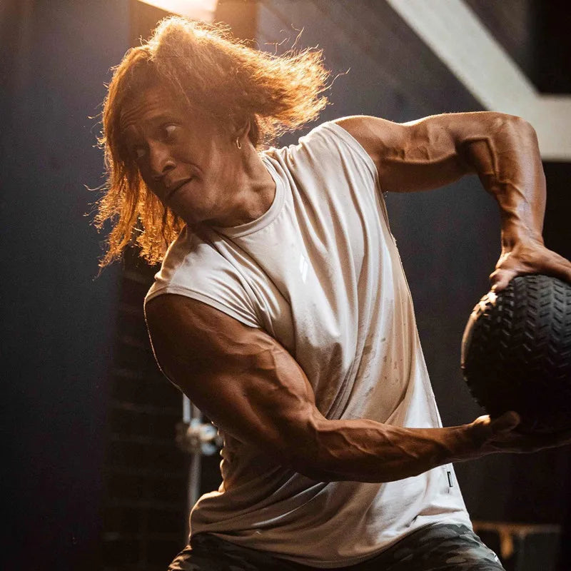 Men's Sleeveless Sports T-Shirt – Quick Dry