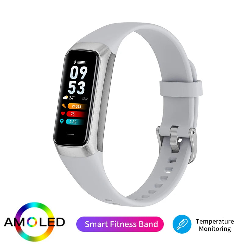 LIGE AMOLED Smartwatch – Women’s Fitness & Health Tracker
