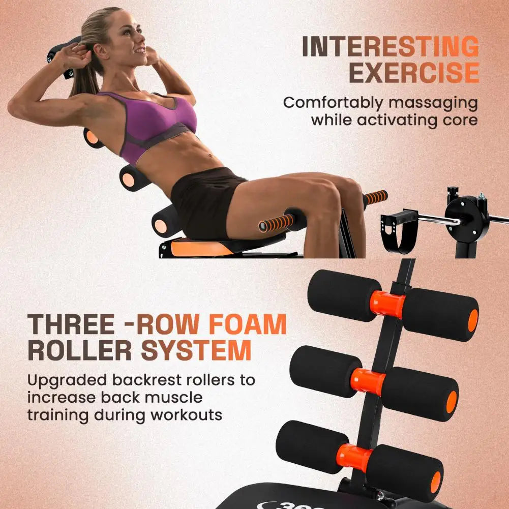 6-in-1 Adjustable Ab Workout Bench