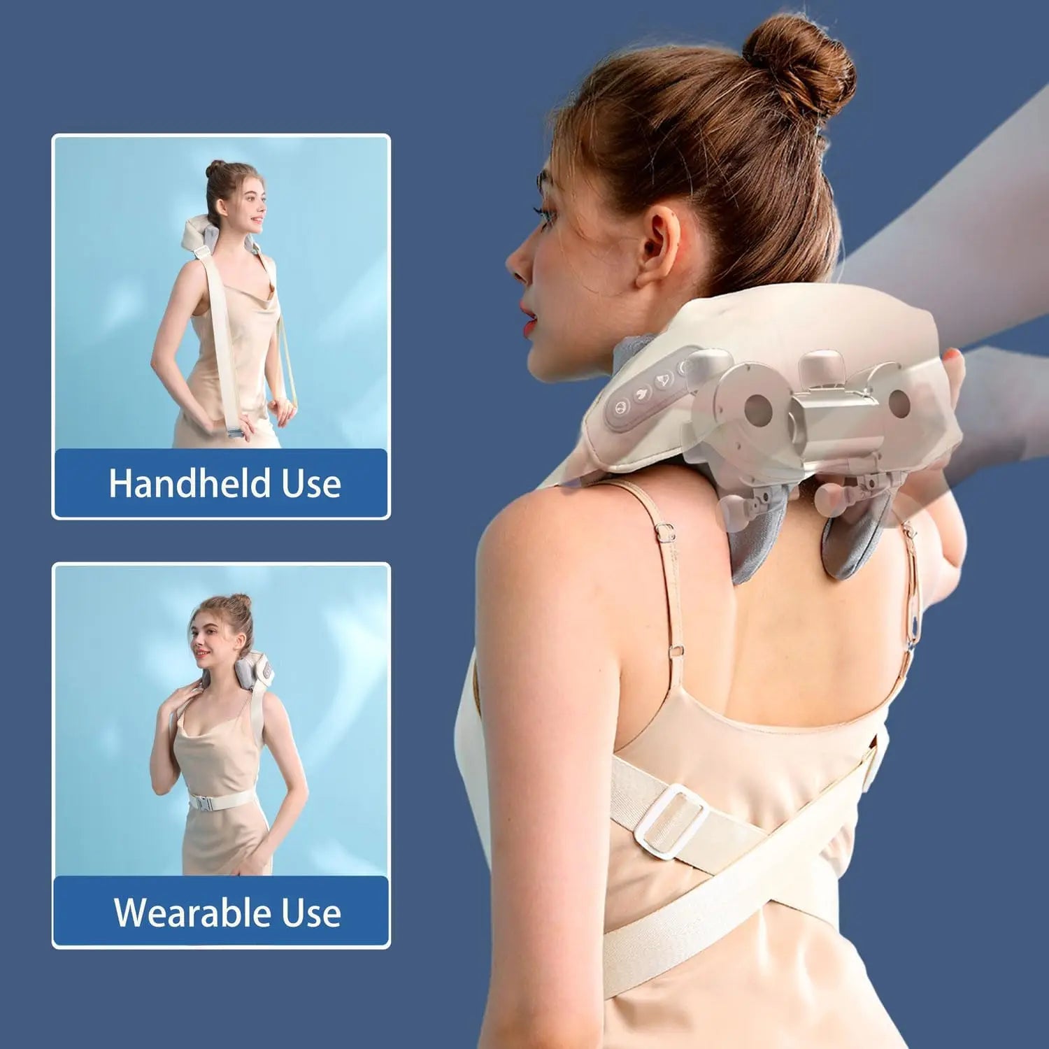 Shiatsu Neck & Shoulder Massager with Deep Tissue Kneading