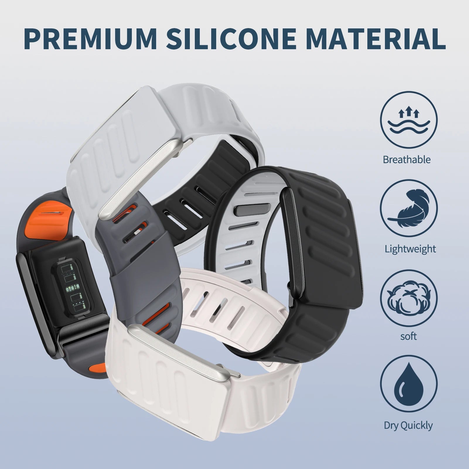 2025 Silicone Strap for WHOOP 4.0