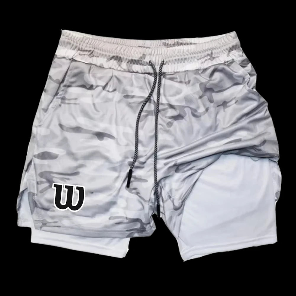 Men’s 2-in-1 Double Layer Running Shorts
