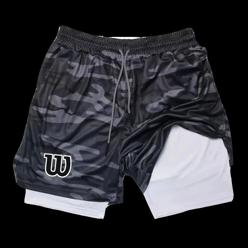Men’s 2-in-1 Double Layer Running Shorts