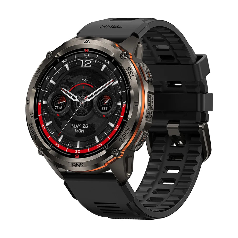 KOSPET TANK T3 Ultra 2 GPS Smartwatch – Rugged AMOLED Men’s Watch