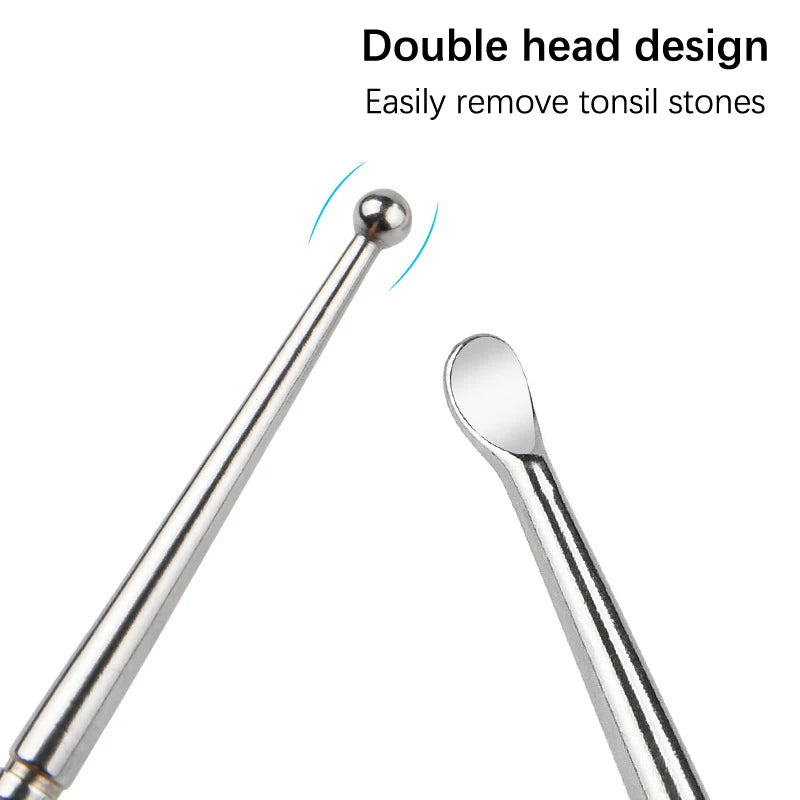 Stainless Steel Tonsil Stone & Ear Wax Remover Tool – Oral Care