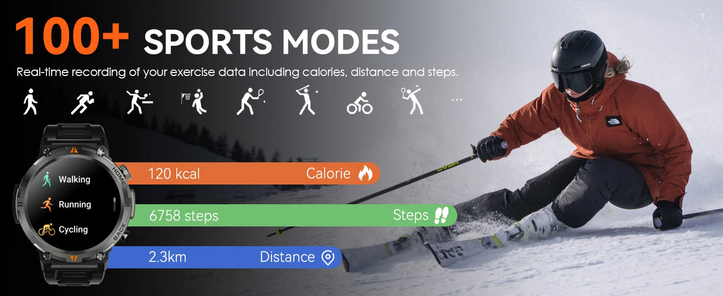 EIGIIS KE3 Smartwatch for Men