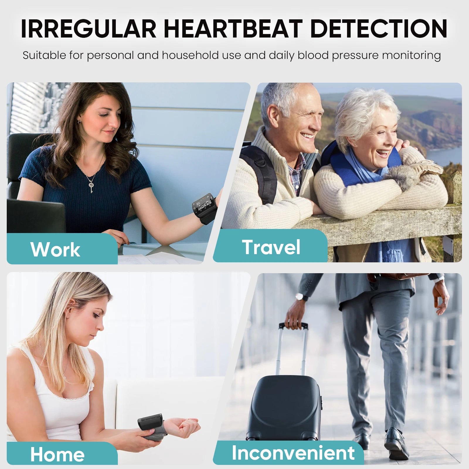 SEJOY Digital Wrist Blood Pressure Monitor – Automatic BP Cuff