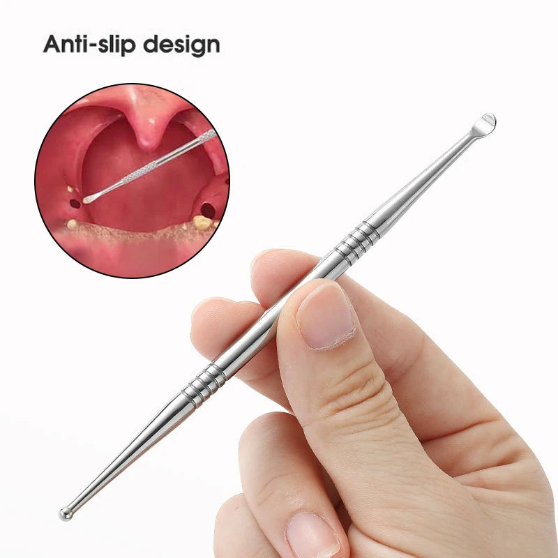 Stainless Steel Tonsil Stone & Ear Wax Remover Tool – Oral Care