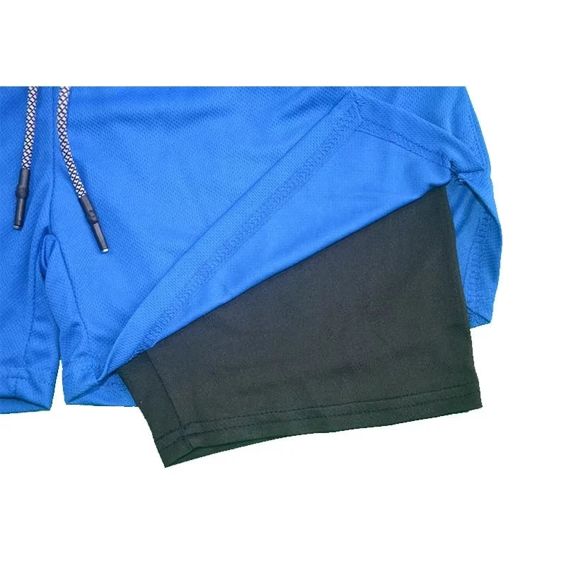 Men’s 2-in-1 Double Layer Running Shorts