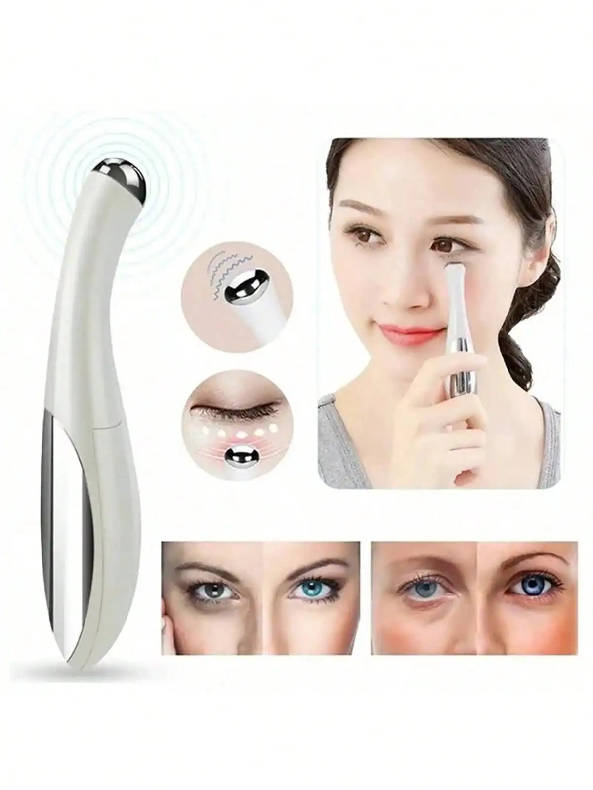 Electric Eye Massager Pen – Anti-Aging & Dark Circle Care