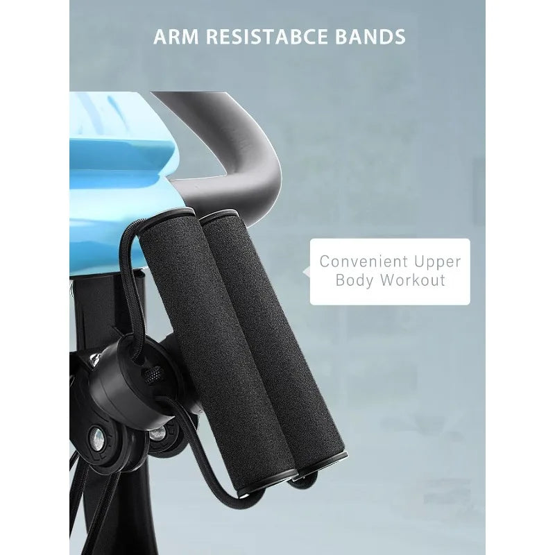 Merax 2-in-1 Foldable Exercise Bike – Recumbent & Upright Indoor Cycle