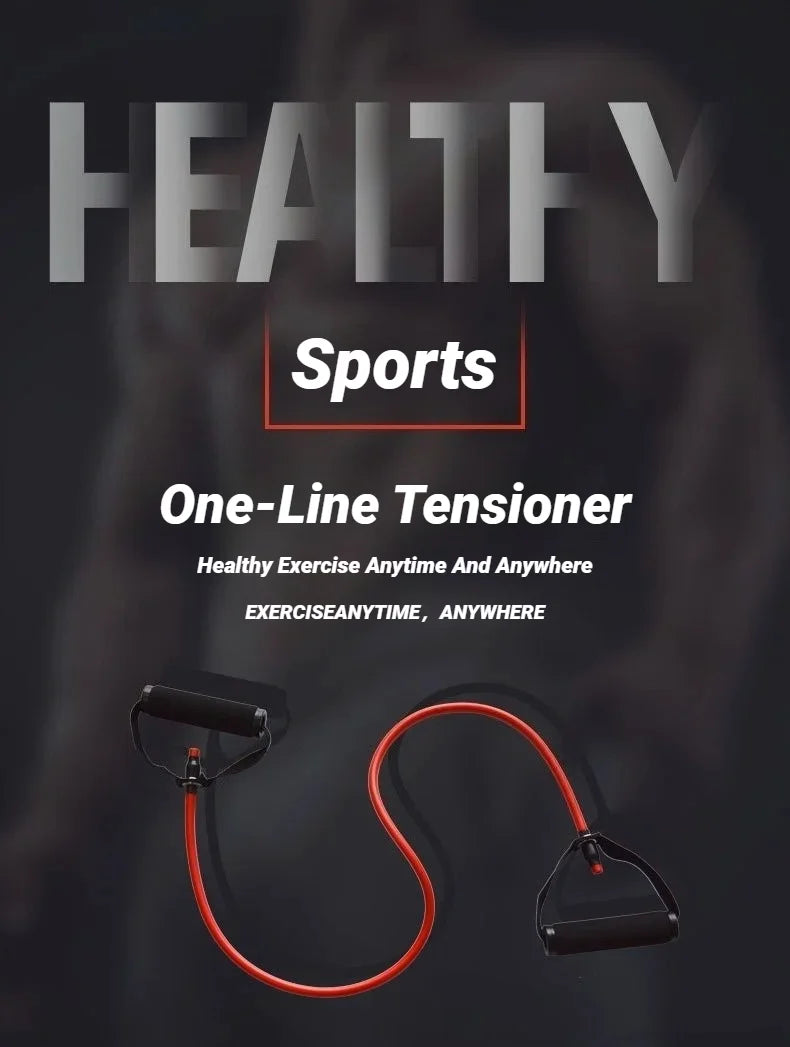 5-Level Resistance Bands with Handles for Home Workout