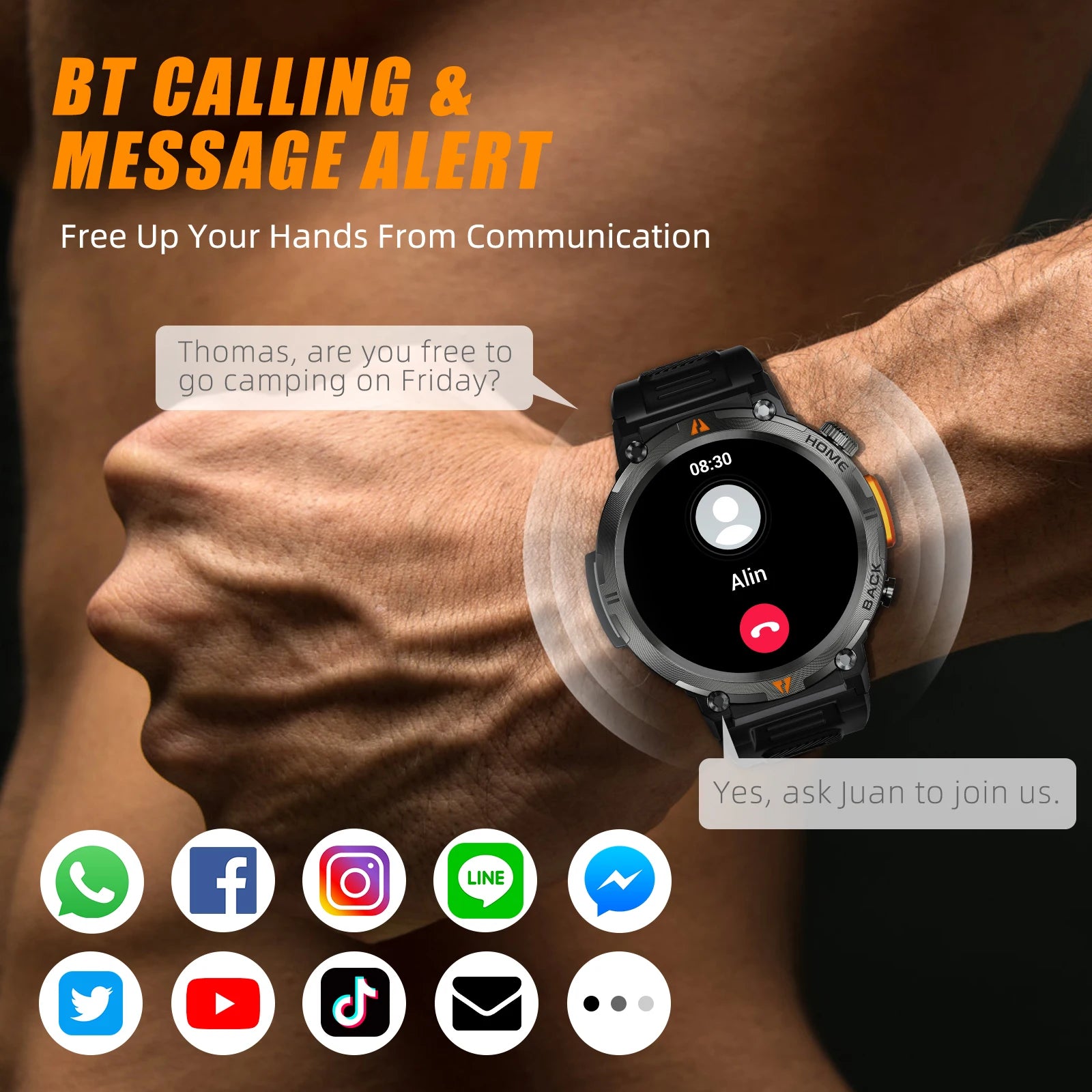 EIGIIS KE3 Smartwatch for Men