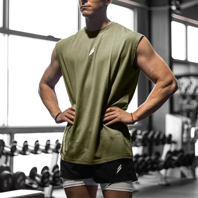 Men's Sleeveless Sports T-Shirt – Quick Dry