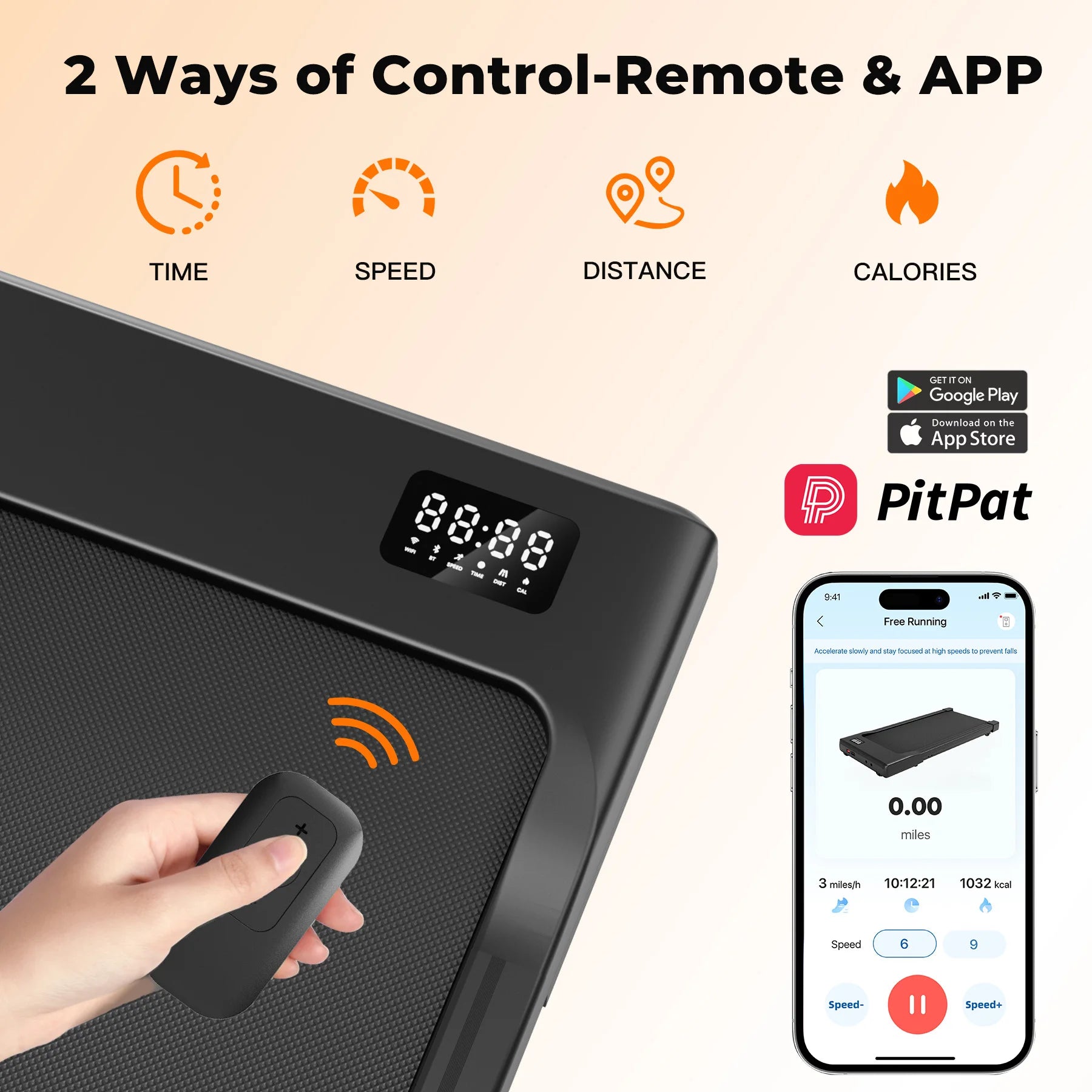 2-in-1 WalkingPad Under Desk Treadmill