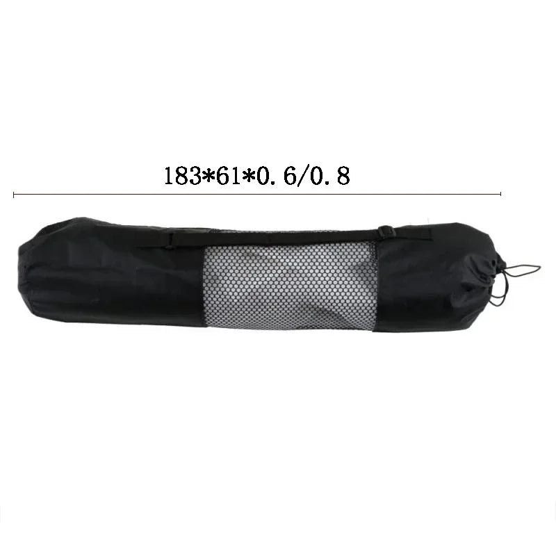 Yoga Mat Bag – Adjustable Nylon Mesh Fitness Carrier