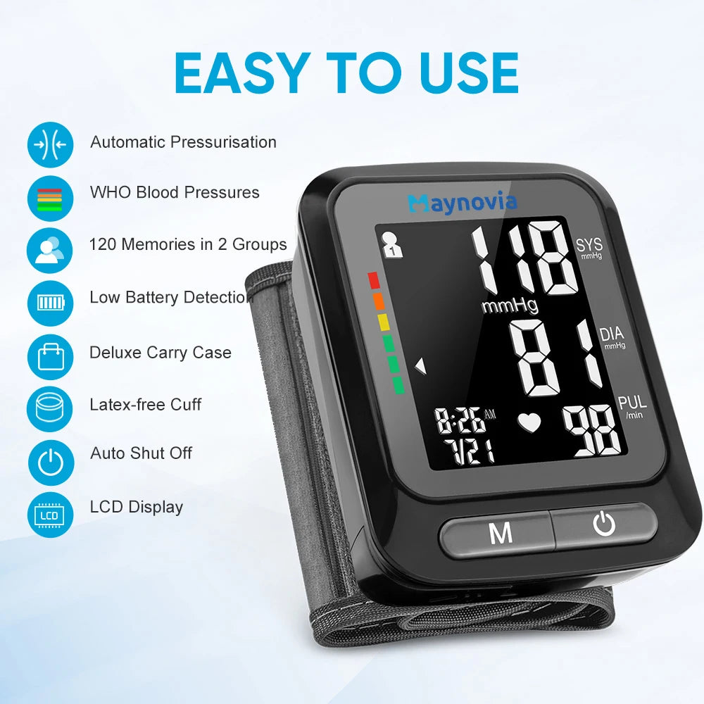 Sejoy Digital Wrist Blood Pressure Monitor