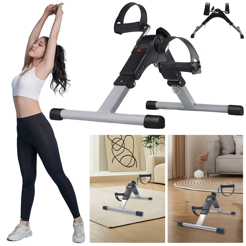 Adjustable Hand & Leg Trainer Bicycle – LCD Display Home Fitness Equipment