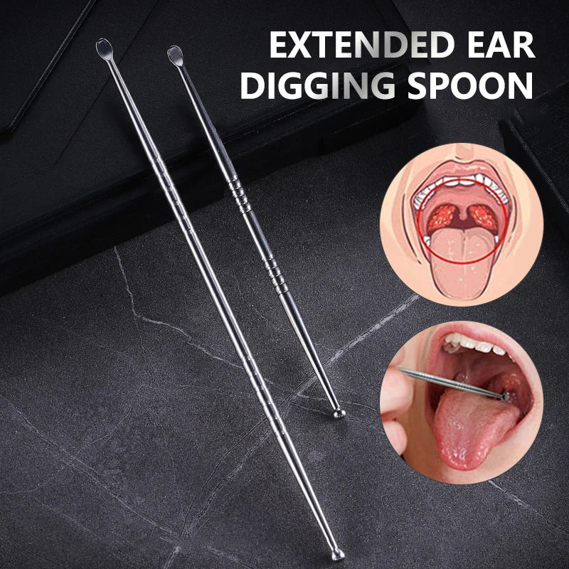Stainless Steel Tonsil Stone & Ear Wax Remover Tool – Oral Care
