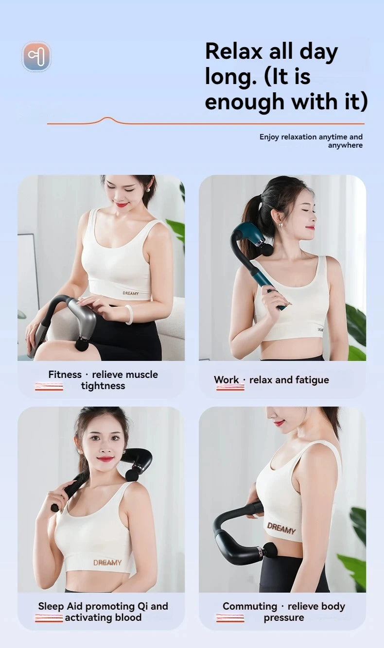 Rechargeable Handheld Smart Electric Massage Gun