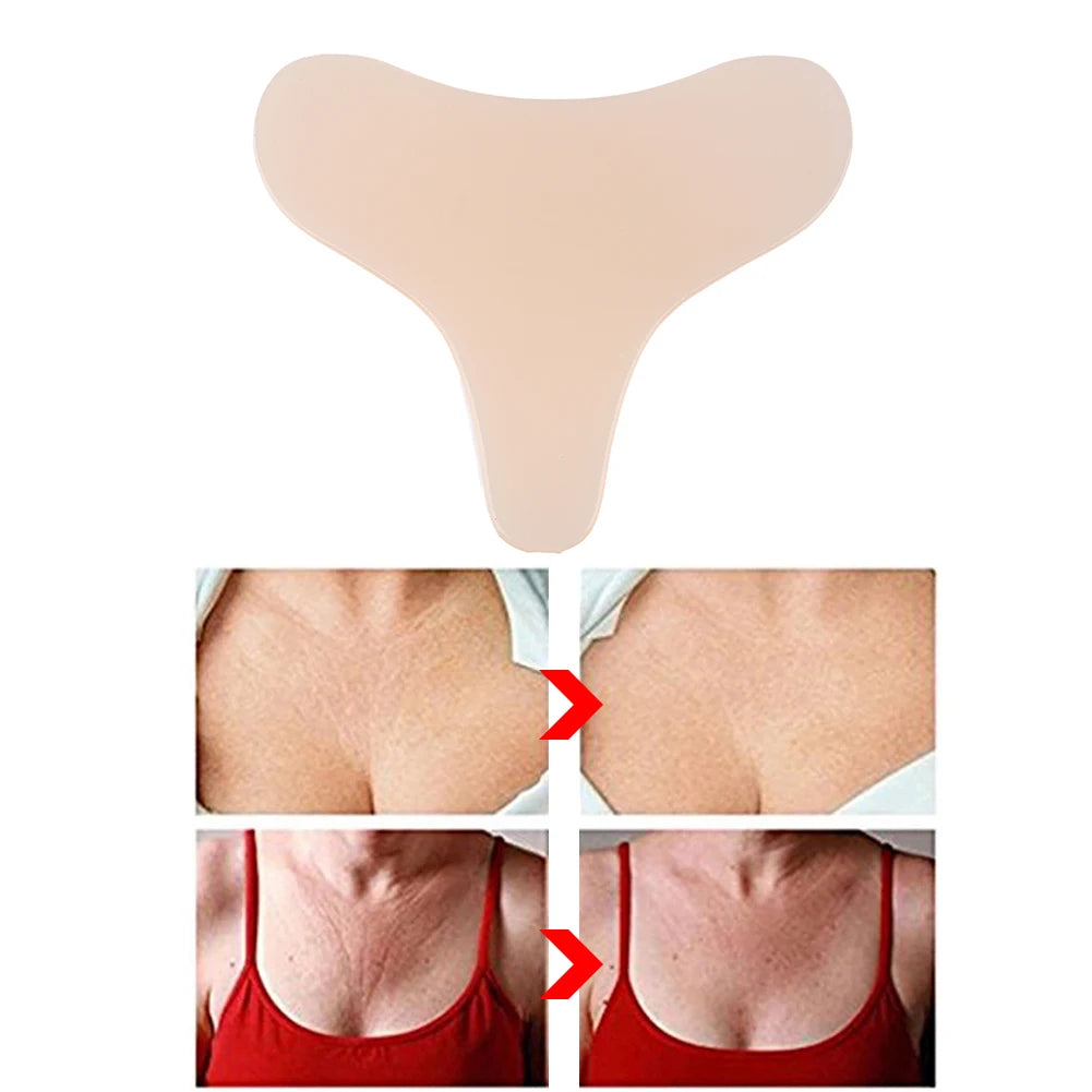 Silicone Chest & Face Anti-Wrinkle Pads – Reusable Skincare Stickers