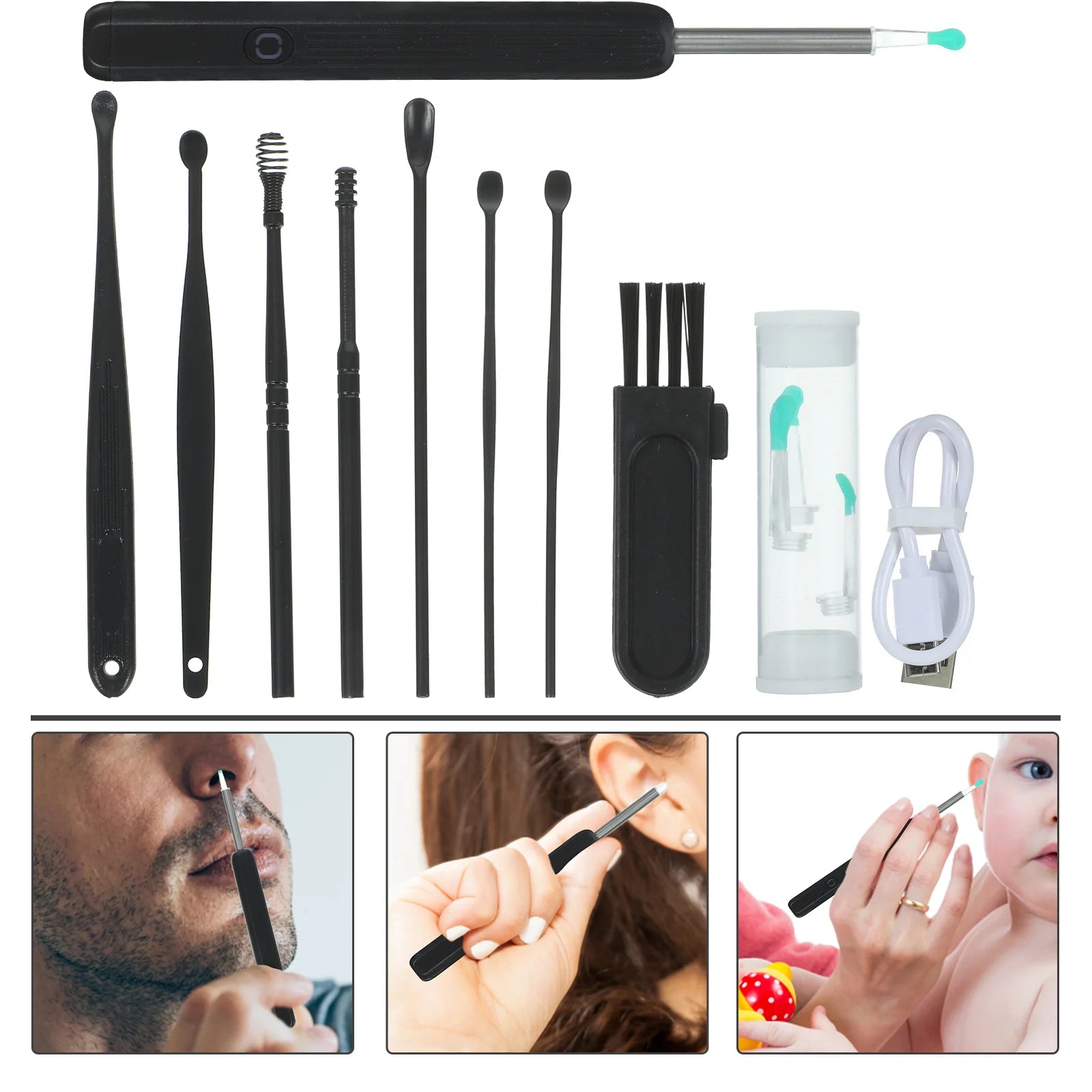 Wireless Ear Wax Remover with Light & Camera