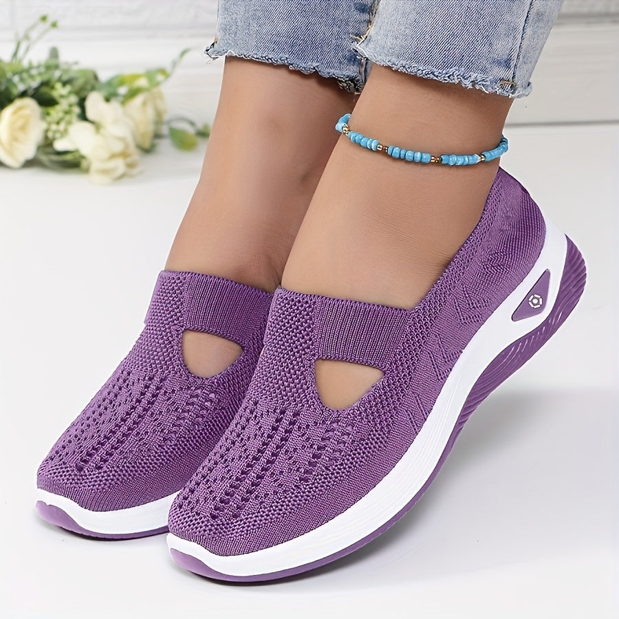 Women’s Breathable Mesh Walking Shoes – Lightweight Casual Sneakers